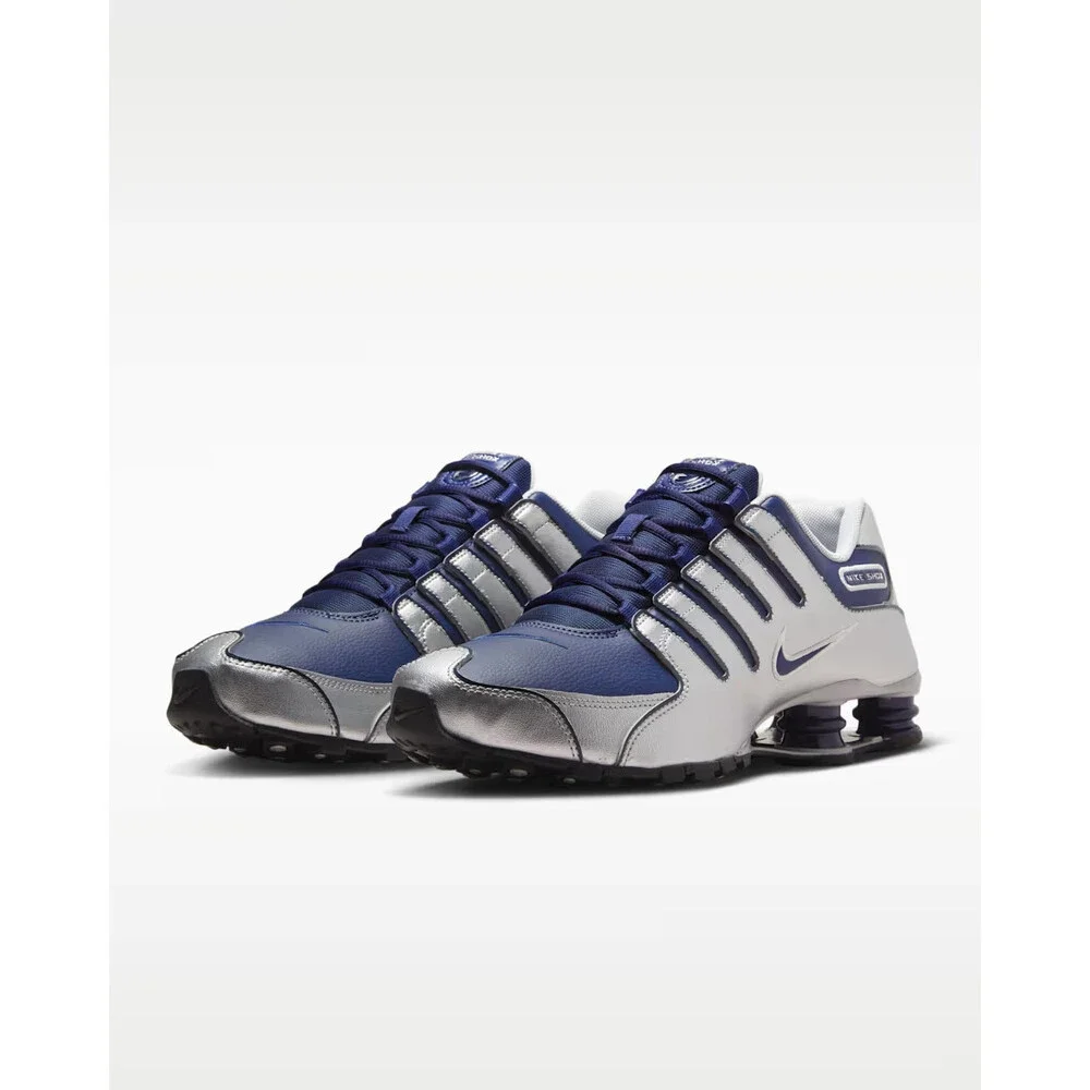 Nike Shox NZ 378341-402 Sneakers Men's US 9 Midnight Navy Running Shoes LIQ1559